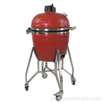 16'' SS Ceramic Charcoal Kamado BBQ Grill